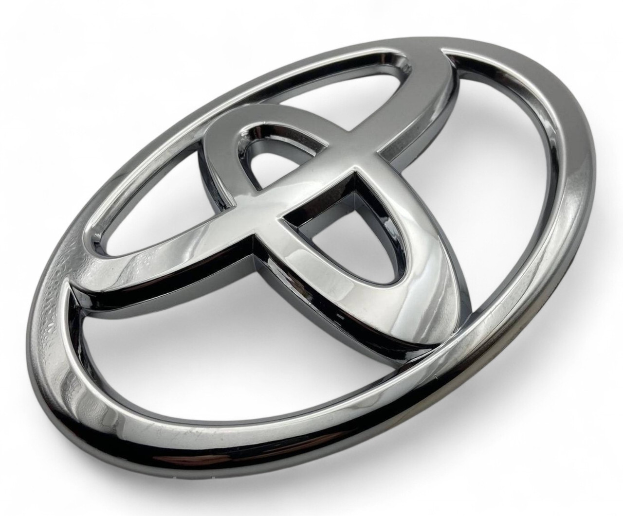 Емблема керма Toyota хром 65х45 мм (на скотчі), фото 1