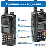 Рація професійна Quansheng TG-UV2 PLUS, UHF/ VHF, 10 Ватт, батарея 4000 мАг +Тангента Quansheng QS-4, фото 3