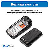 Рація професійна Quansheng TG-UV2 PLUS, UHF/ VHF, 10 Ватт, батарея 4000 мАг +Тангента Quansheng QS-4, фото 7