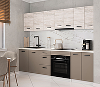 Кухня Віола 2.4 Тоффі/Артвуд світлий Світ Меблів купити в Одесі, Україні