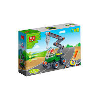 Конструктор дитячий «Кран» BanBao 9719, 20 елементів, з викруткою, Land of Toys