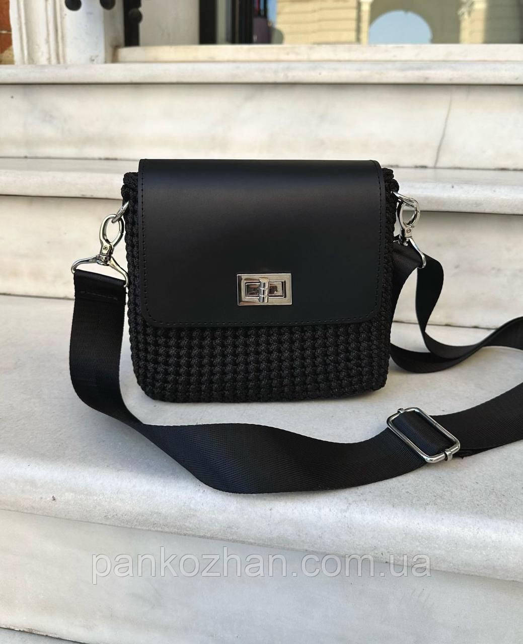 Набір шкіряної фурнітури для сумки Токіо, натуральна шкіра, фото 1