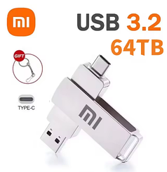 Флешка xiaomi 64 ТБ, usb 3.0, type c, micro usb