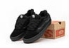 Чоловічі зимові низькі кеди Vans Skool KNU Winter Fur Total Black Ванс КНУ чорні на хутрі унісекс, фото 9