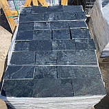 Фасадна плитка із сланцю "Смарагд" для цоколя, фасаду, облицювання будинку, фото 5