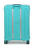 Валіза середня M поліпропілен бірюза 68х47х27см/76л/4.6кг/Airtex 645, фото 2