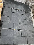 Фасадна плитка із сланцю "Смарагд" для цоколя, фасаду, облицювання будинку, фото 8