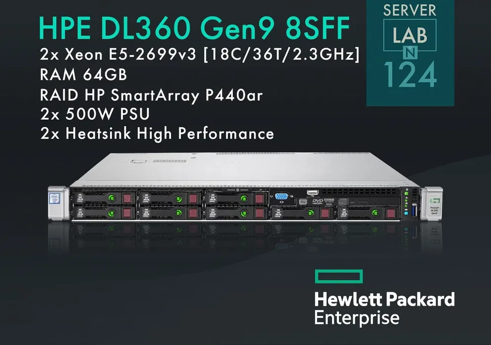 HP ProLiant DL360 G10 1U Senza CPU 2xHS Performance 0 GB RAM 8 Bay - Foto 11