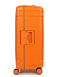 Набір валіз Франція (L M S-3шт) поліпропілен оранж/Airtex 645, фото 8
