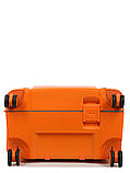 Набір валіз Франція (L M S-3шт) поліпропілен оранж/Airtex 645, фото 2