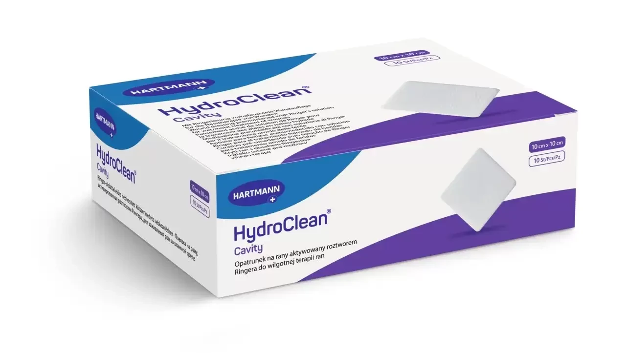 Гідроактивна абсорбуюча пов'язка HydroClean Cavity 10 х 10 см 1шт