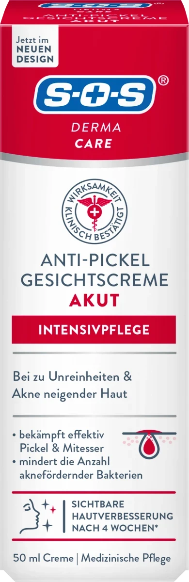Крем для обличчя проти прищів SOS Anti Pickel, 50 мл