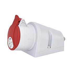 Розетка настінна EZ-1653  IP44 (16A, 400V, 3P+N+PE) 4482036 ETI