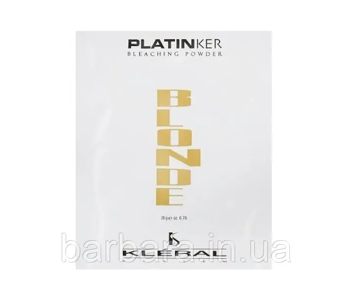 Пакетик (саше 20 г)  Освітлювальна пудра порошок Kleral System Platinker Bleaching Powder