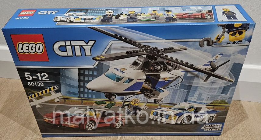 Лего Lego City Стрімка гонитва 60138 High speed Chase, фото 1