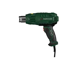 Будівельний фен (теплова гармата) мережевий Parkside PHLG 2000 F5, 2 режими температури з 4 насадками, фото 4