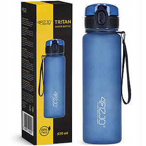 Пляшка для води спортивна 4FIZJO 650 мл Blue (P-5905973403740)