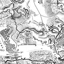 Картина на полотні "План Києва від 1700 до 1800 роки", 60×101см, фото 2