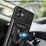 Ударостійкий чохол Camshield Serge Ring for Magnet для Motorola Moto G14, фото 7