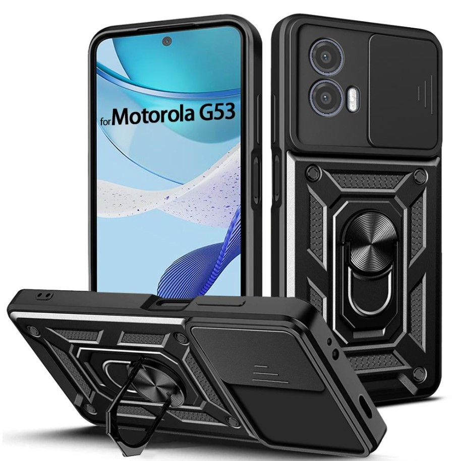 Ударостійкий чохол Camshield Serge Ring for Magnet для Motorola Moto G53