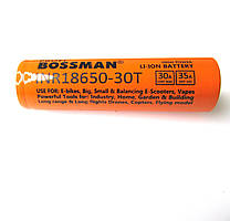 Акумулятор Bossman Profi 3000mAh Li-Ion 18650 3.7V 30A/35A для пристроїв