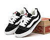Кеди зимові Vans Skool Knu black white winter Fur унісекс Ванс Кну чорні білі з хутром для хлопців і дівчат Зима, фото 9