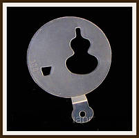 Трафарет маленький діаметр 7,4 см Гітара