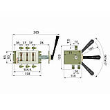 Вимикач-роз'єднувач перекидний ВР32 100А, фото 2