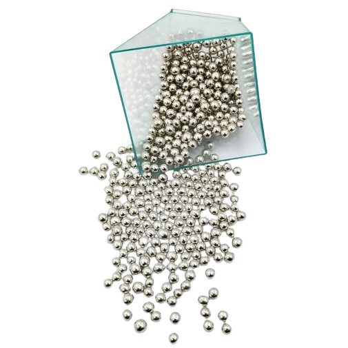 Посипка кульки срібло 5 мм, 50 грам