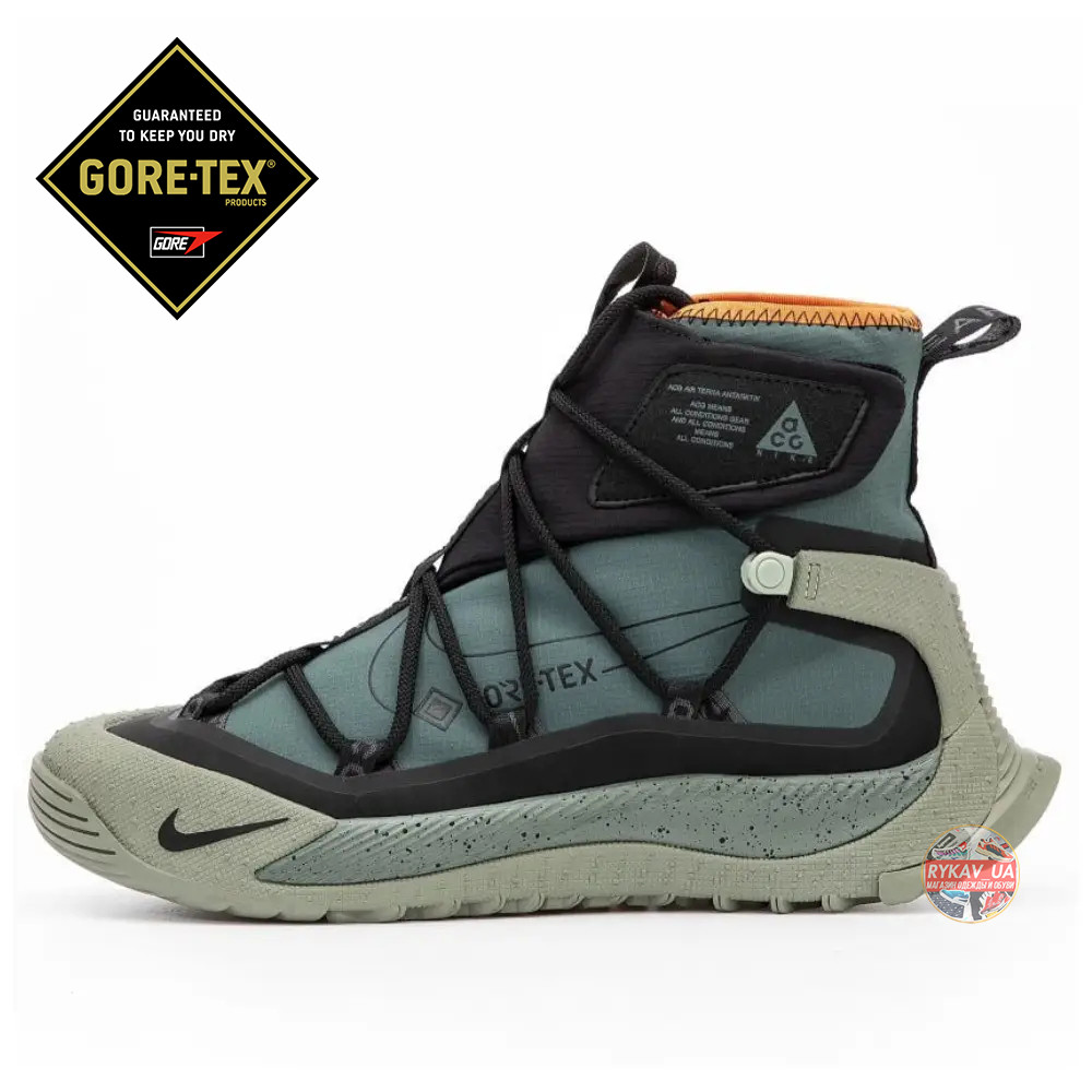 Чоловічі кросівки Nike ACG AIR Terra Antarktik Gore-Tex Juniper Fog BV6348-300, зеленые найк асг терра антарктік хакі гортекс