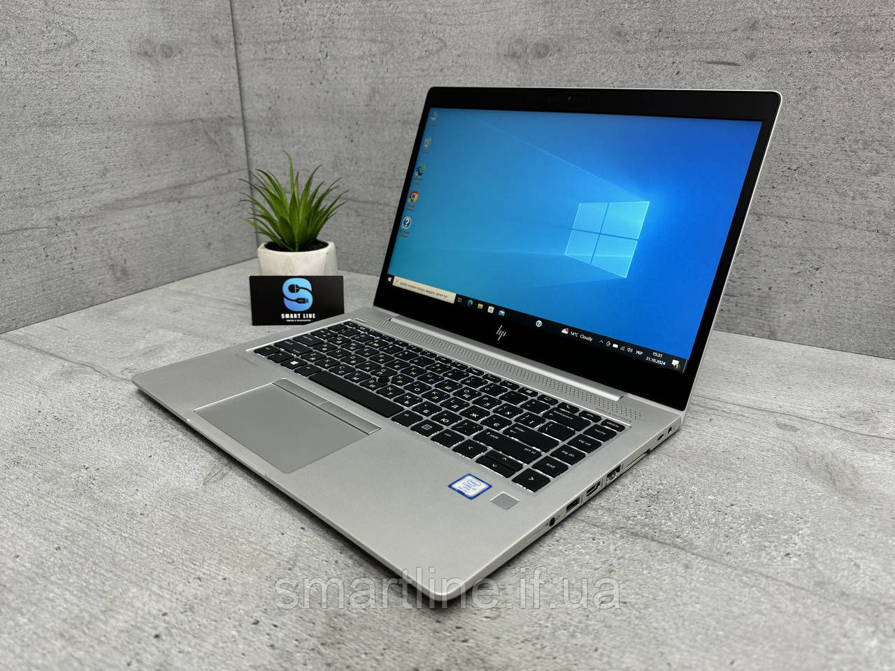 Компактний ноутбук Hp Хп 840 G5 8gb ddr4 i7-8650u 256gb ssd 14" FullHD ips, фото 1