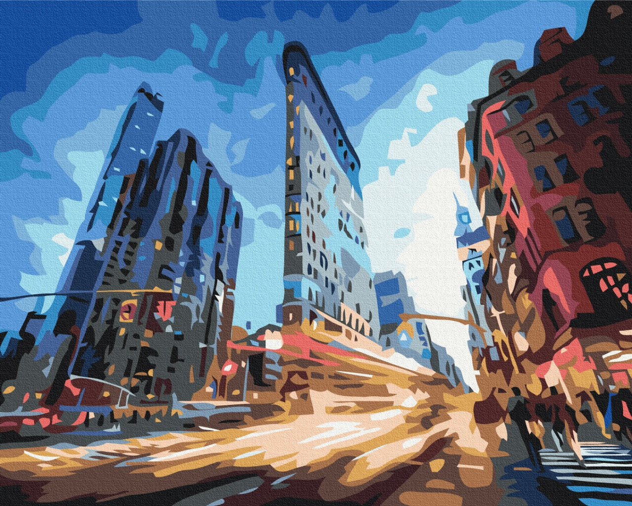 Картина за номерами Міське життя, фото 1