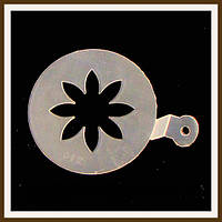 Трафарет маленький діаметр 7,4 см Квітка