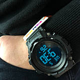 Оригінальний чоловічий годинник, Годинники тактичні протиударні, Годинники кварцові армійські EI-13, фото 6