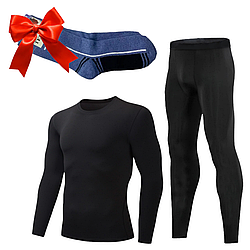 Чоловіча термобілизна (S-3XL) BioActive + Подарунок Термошкарпетки 41-45р Termo Socks / Термокофта та підштанники