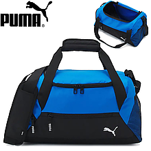 Спортивна сумка для тренувань міська дорожня сумка для речей Puma Team GOAL Teambag 28L синя