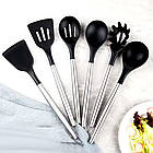 Набір кухонного приладдя (20 предметів), Чорний / Кухонний набір / Приладдя для кухні, фото 5