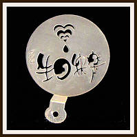 Трафарет маленький діаметр 7,4 см Китайські канапки