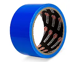 Скотч армований polax, клейка стрічка синя 50 мм х 10 м