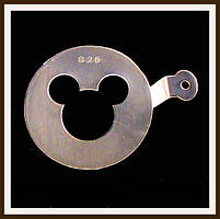 Трафарет маленький діаметр 7,4 см Мікі Маус