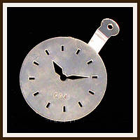 Трафарет маленький діаметр 7,4 см Годинник