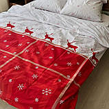 Постільна білизна двоспальна 180х220 Новорічний настрій (23282) Бязь Ранфорс із бавовни, фото 3