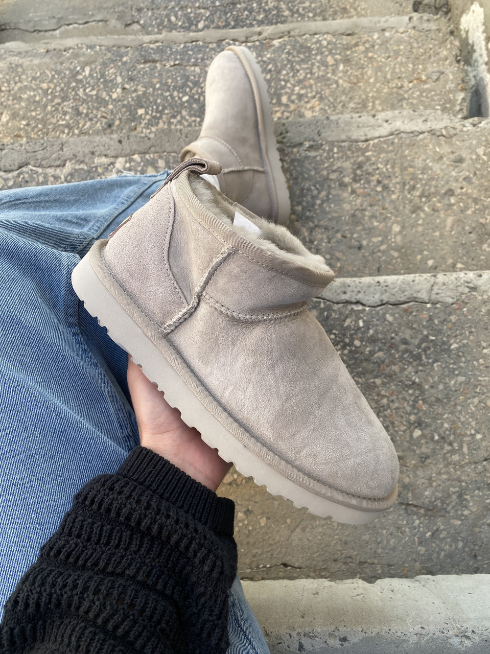 Зимові Жіночі Черевики UGG Ultra Mini Milk | молочні укорочені, розміри 36–40