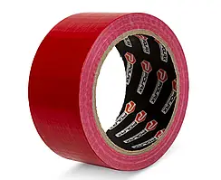Скотч армований polax, клейка стрічка червона 50 мм х 25 м