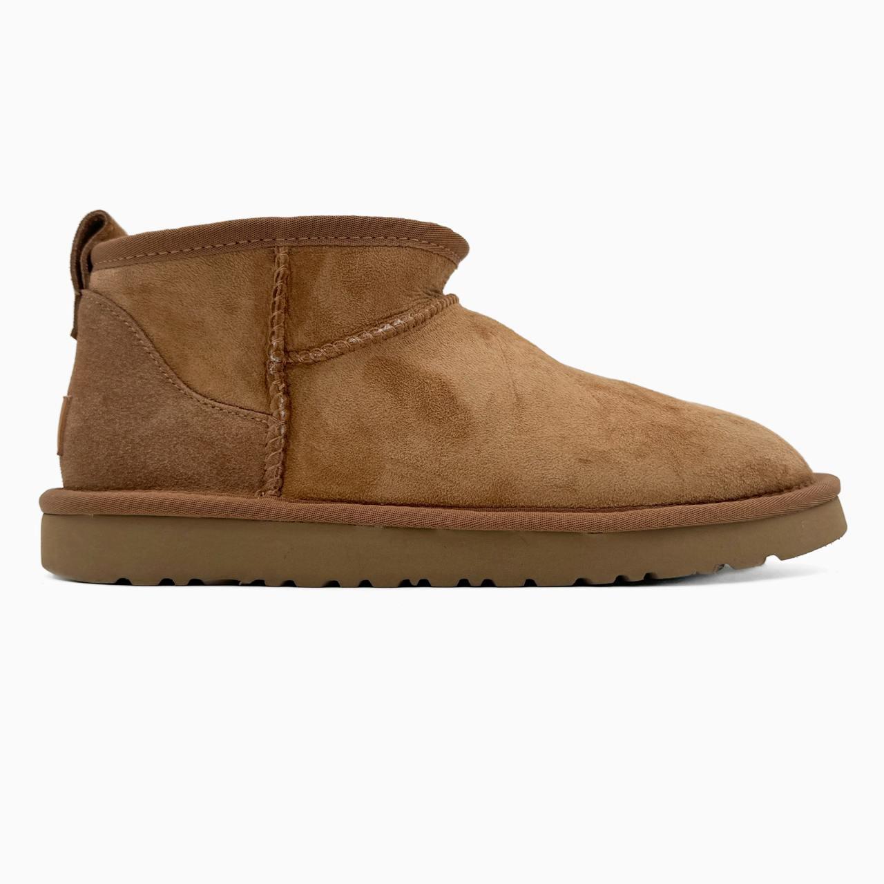 Зимові Жіночі Черевики UGG Ultra Mini Brown | коричневі укорочені, розміри 36–45