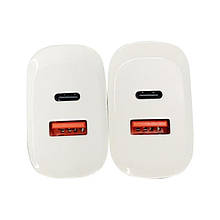 Зарядний пристрій DEJI Fast Charger 20 W PD 3.0 USB-C + USB-A (DJ-81A)