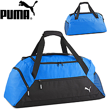 Спортивна сумка для тренувань міська дорожня сумка для речей Puma Team GOAL Teambag 55L синя