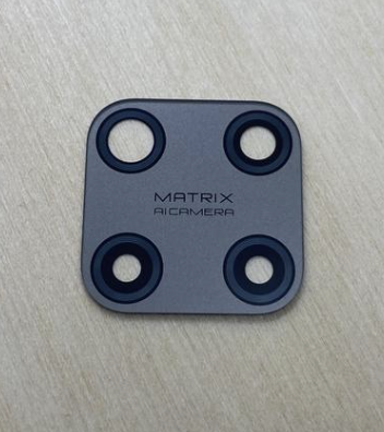 Скло камери для Realme C25Y, без рамки, сіре