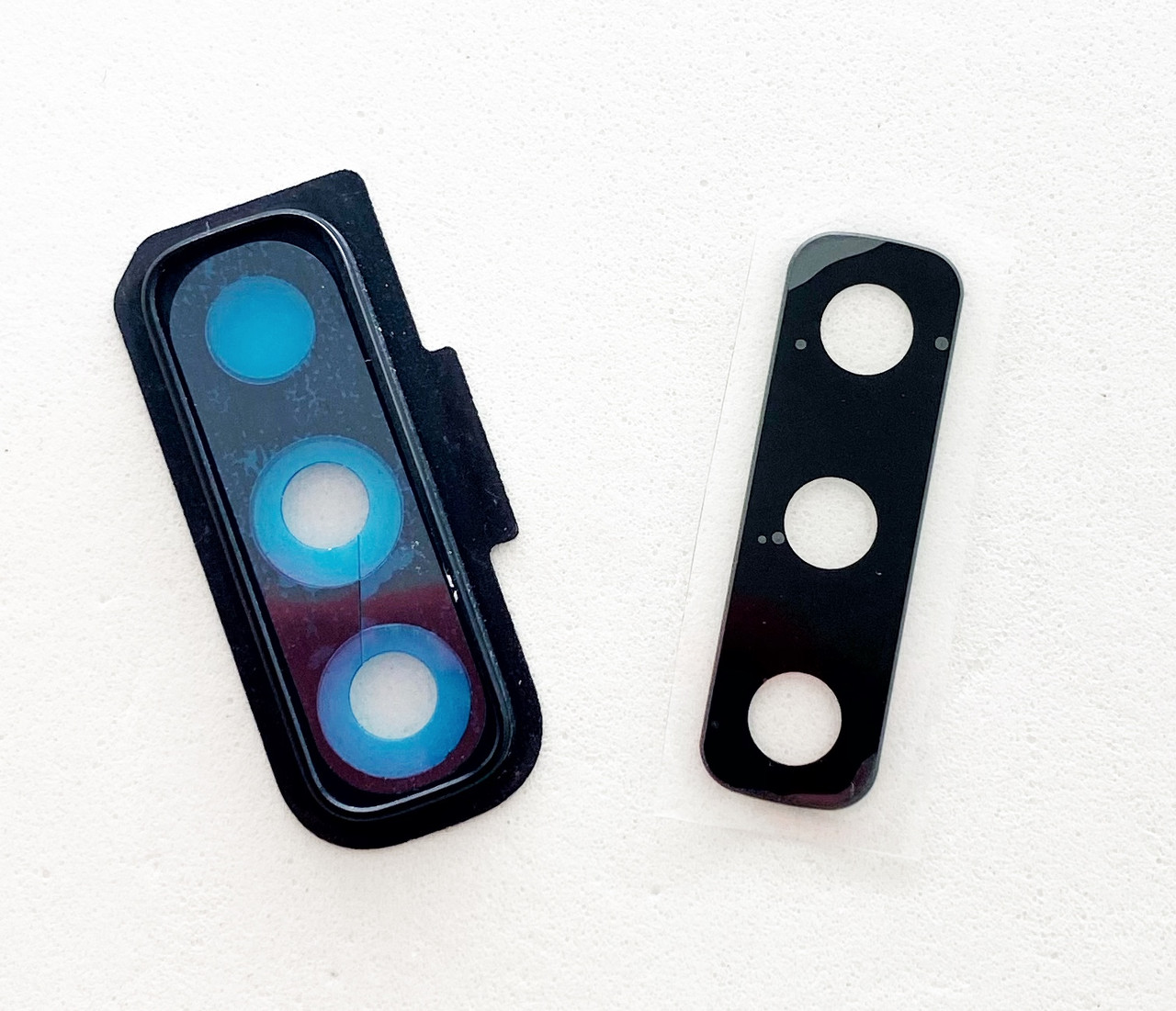 Скло камери Samsung Galaxy A7 2018 A750F A750FN, з рамкою чорного кольору