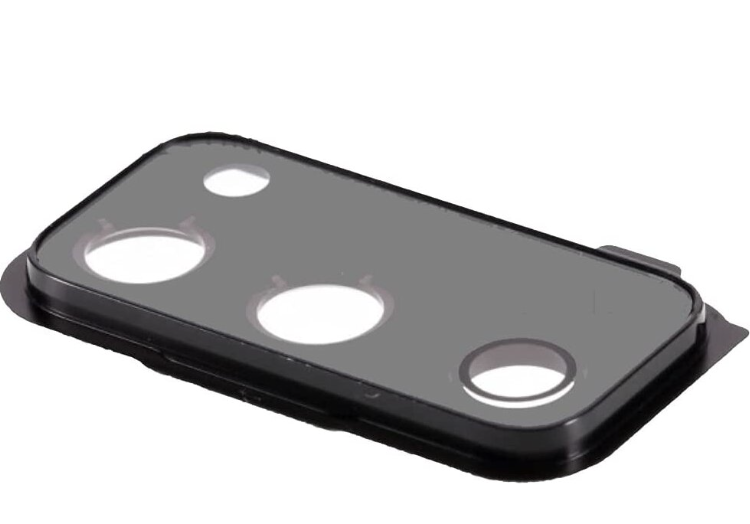 Скло камери для Samsung G780F Galaxy S20 FE, з рамкою чорного кольору, Cloud Navy